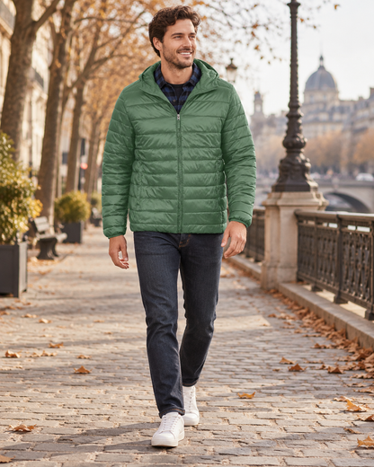 Doudoune à capuche pour hommes