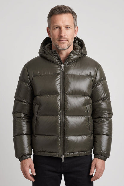 Doudoune à capuche pour hommes