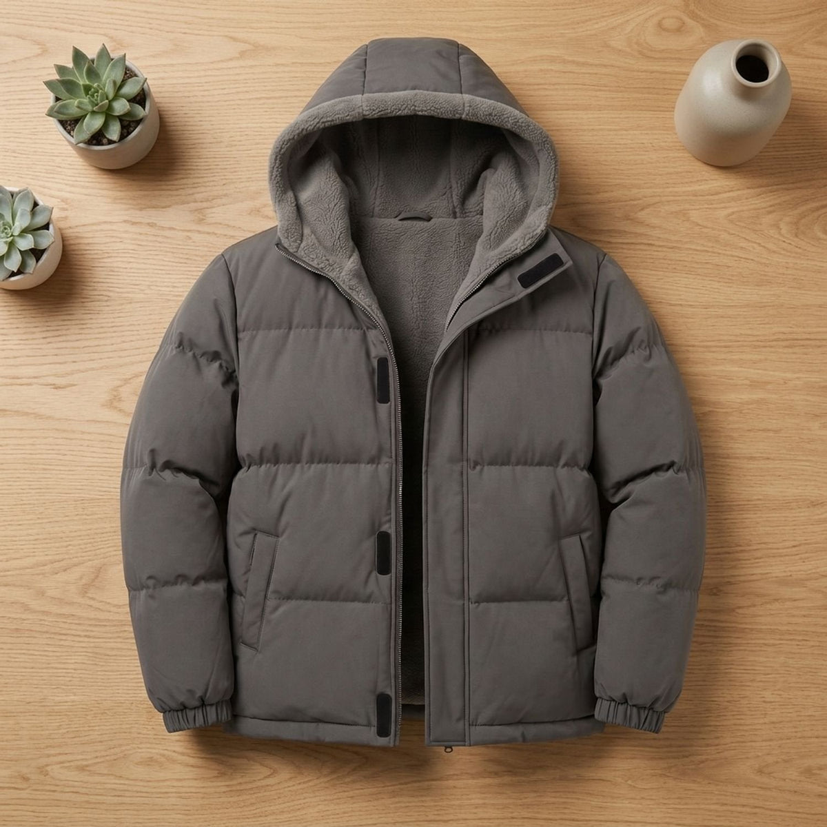 Doudoune à capuche pour hommes