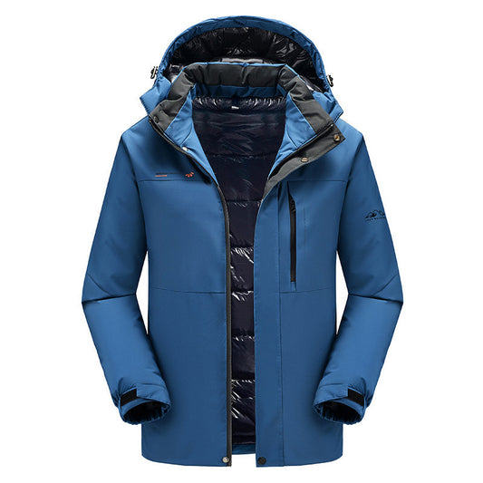Veste D’Hiver avec Capuche Ajustable pour Homme | Idéale pour La Saison Froide