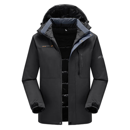 Veste D’Hiver avec Capuche Ajustable pour Homme | Idéale pour La Saison Froide