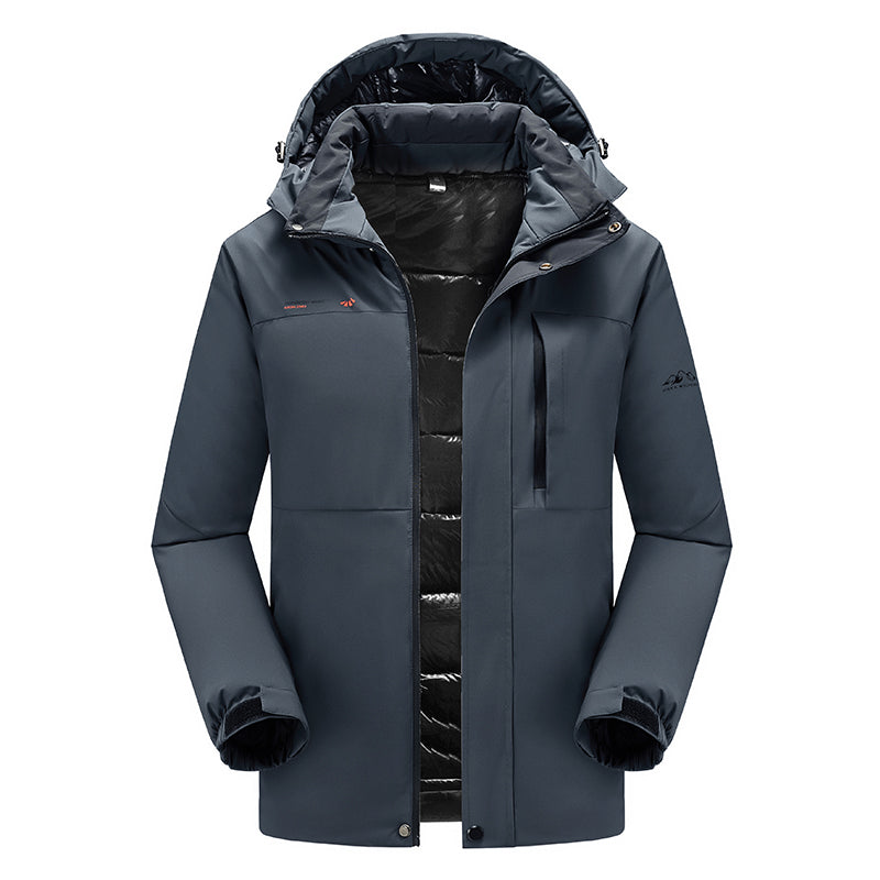 Veste D’Hiver avec Capuche Ajustable pour Homme | Idéale pour La Saison Froide