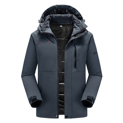 Veste D’Hiver avec Capuche Ajustable pour Homme | Idéale pour La Saison Froide