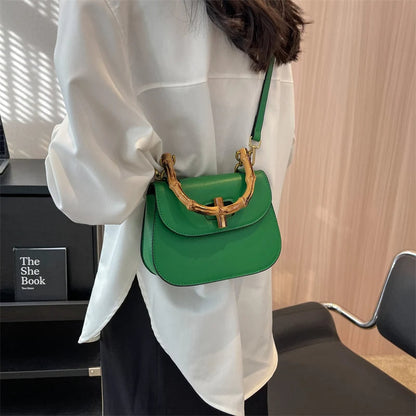 Sac Structuré Avec Poignée Bambou Et Bandoulière Ajustable | Idéal Pour Usage Quotidien