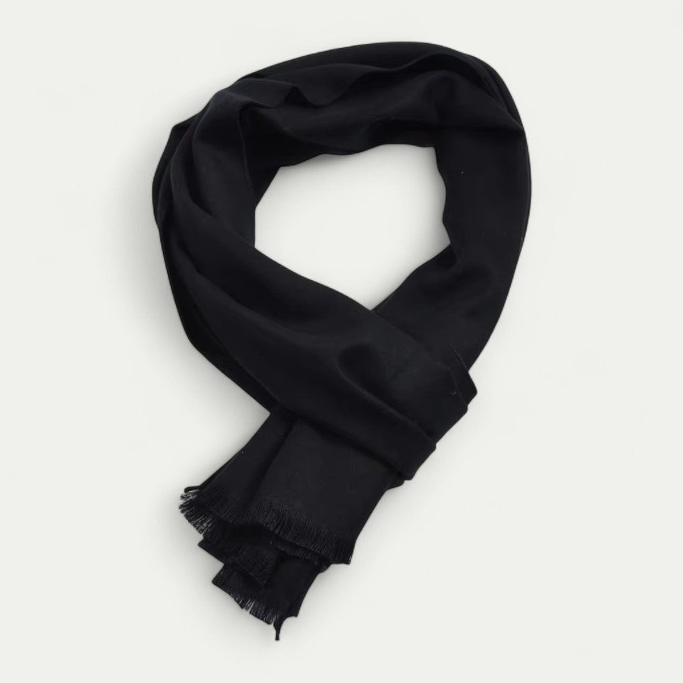 Écharpe pour Hommes avec Finition À Franges | Idéale pour La Saison Hivernale