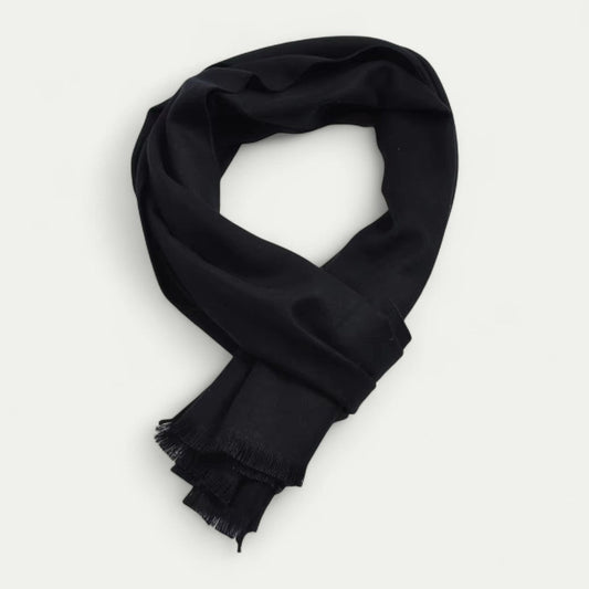 Écharpe pour Hommes avec Finition À Franges | Idéale pour La Saison Hivernale