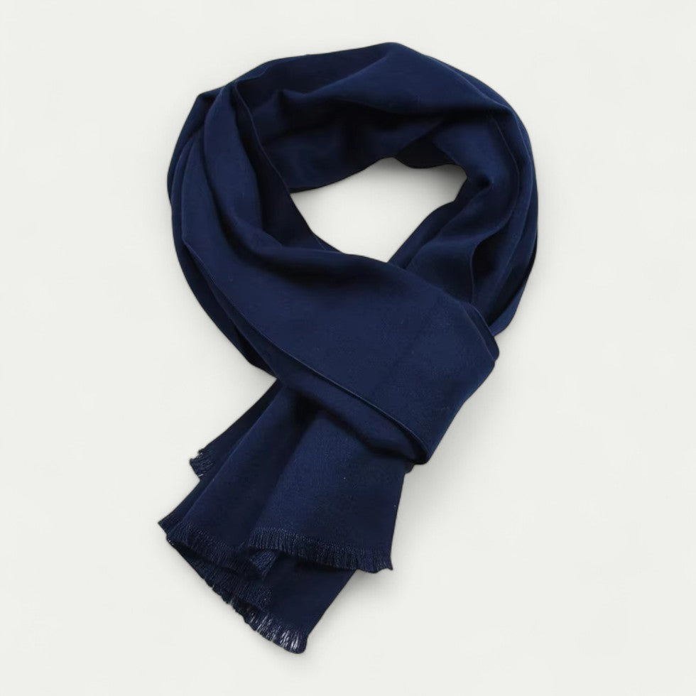 Écharpe pour Hommes avec Finition À Franges | Idéale pour La Saison Hivernale