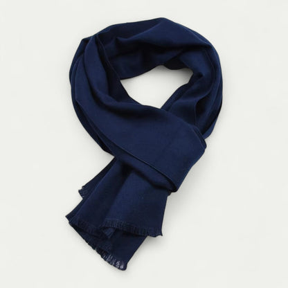 Écharpe pour Hommes avec Finition À Franges | Idéale pour La Saison Hivernale