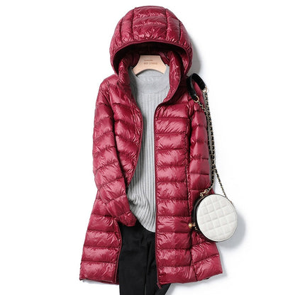 Manteau d’Hiver Léger avec Capuche Amovible pour Femme | Idéal pour la Saison Froide