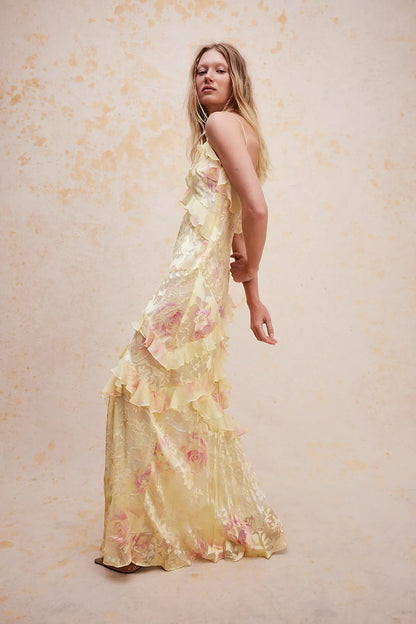 Robe Longue Sans Manches Avec Coupe Fluide Pour Femme | Idéale Pour Tenues Quotidiennes Et Événements