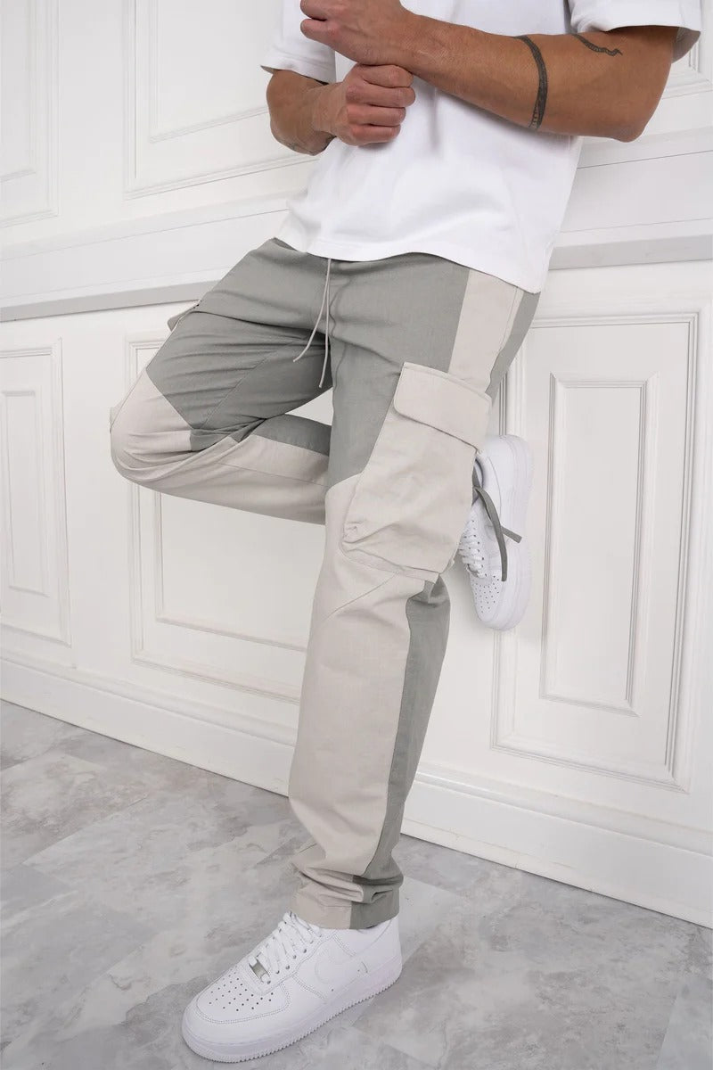 Pantalon Cargo Homme avec Panneaux Fonctionnels | Idéal pour Les Activités Urbaines Et Extérieures