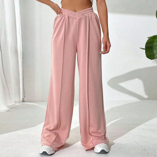 Pantalon Large à Taille Élastique pour Femme | Idéal pour un Usage Quotidien
