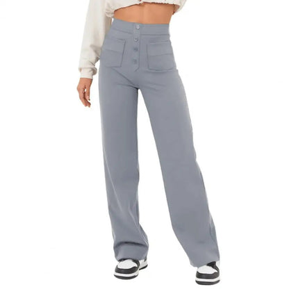Pantalon Taille Haute à Jambe Large pour Femme | Idéal pour le Bureau et les Sorties