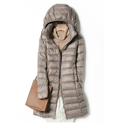 Manteau d’Hiver Léger avec Capuche Amovible pour Femme | Idéal pour la Saison Froide