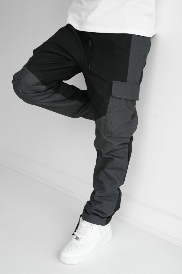 Pantalon Cargo Homme avec Panneaux Fonctionnels | Idéal pour Les Activités Urbaines Et Extérieures