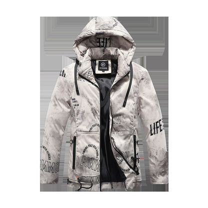 Veste D’Hiver pour Homme avec Capuche Et Multi-Poches | Idéale pour La Saison Froide