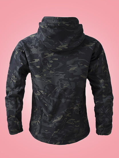 Coupe-Vent Camouflage à Capuche pour Hommes | Idéal pour l’Hiver