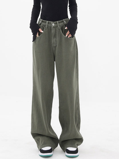 Pantalon Large Oversize Avec Taille Haute Pour Femme | Idéal Pour Tenues Quotidiennes