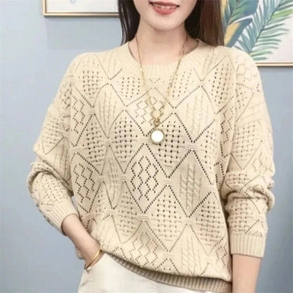 Pull En Maille Avec Design Ajouré Pour Femme | Idéal Pour Toutes Les Saisons