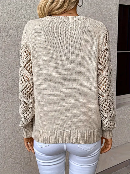 Pull à Col en V avec Coupe Ajustée pour Femme | Idéal pour la Superposition en Saisons Fraîches