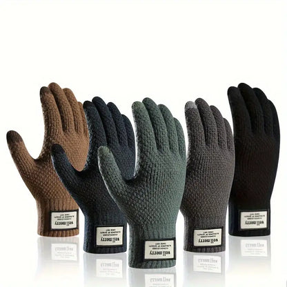 Gants Tricotés avec Fonction Écran Tactile pour Homme | Idéal pour l’Hiver