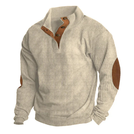 Pull à Manches Longues pour Homme avec Coupe Confortable | Idéal pour Activités Extérieures
