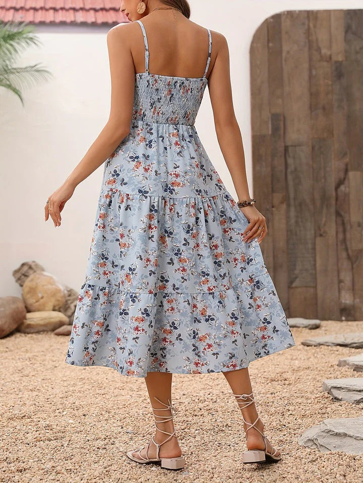 Robe Maxi à Imprimé Floral pour Femme | Idéale pour l'Été