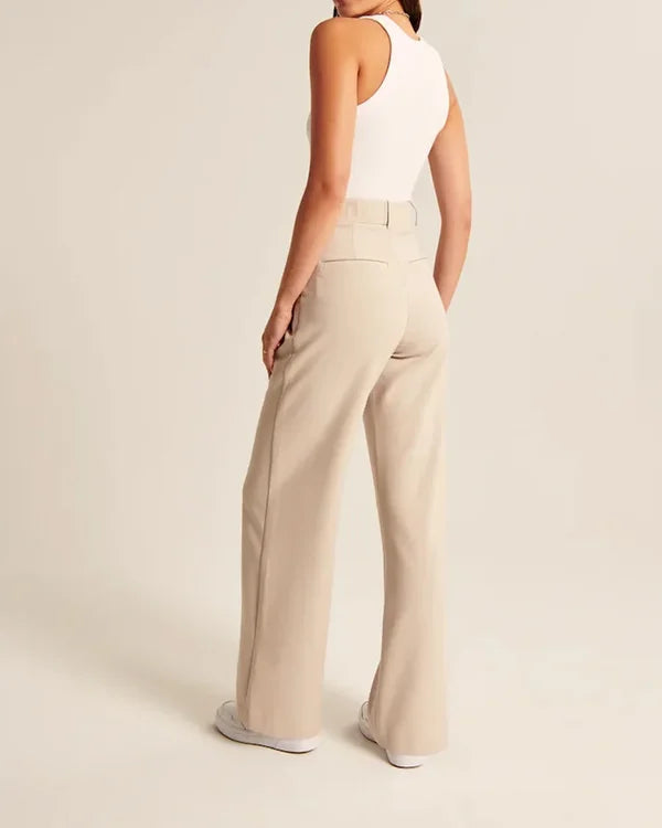 Pantalon Évasé avec Coupe Ajustée pour Femme | Idéal pour le Quotidien et les Sorties