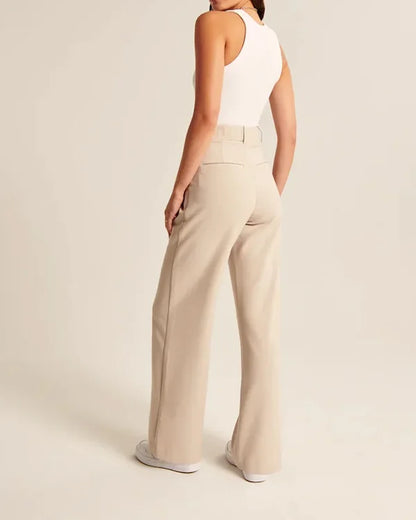 Pantalon Évasé avec Coupe Ajustée pour Femme | Idéal pour le Quotidien et les Sorties