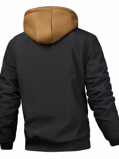 Veste Avec Capuche Et Fermeture Zippée Pour Homme | Idéale Pour Un Usage Quotidien Et Extérieur
