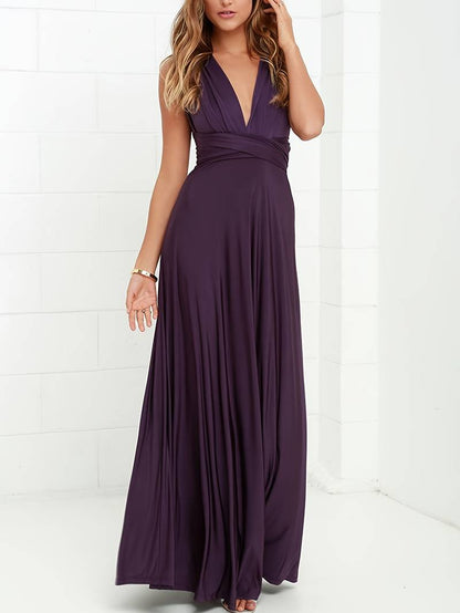 Robe Longue Convertible Pour Femmes | Idéale Pour Mariages Et Événements Formels