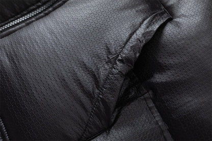 Veste d’Hiver Matelassée avec Col Montant pour Homme | Idéale pour la Saison Froide