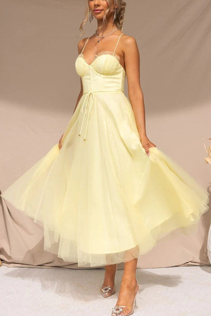 Robe Longue de Soirée à Bretelles en tissu Fluide pour Femme | Idéale pour les Cérémonies Estivales