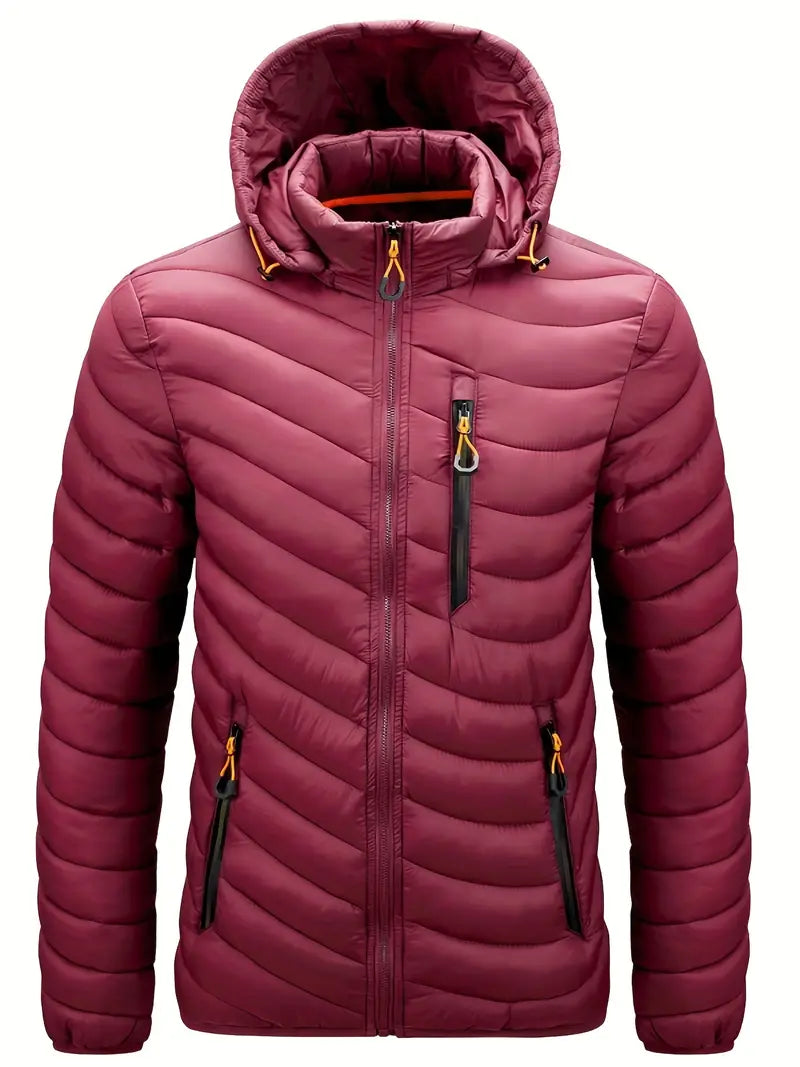 Veste D’Hiver Avec Capuche Ajustable Pour Homme | Idéale Pour La Saison Froide