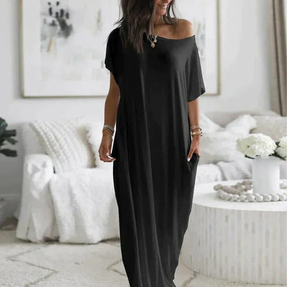 Robe T-Shirt Longue avec Coupe Décontractée pour Femme | Idéale pour un Usage Quotidien