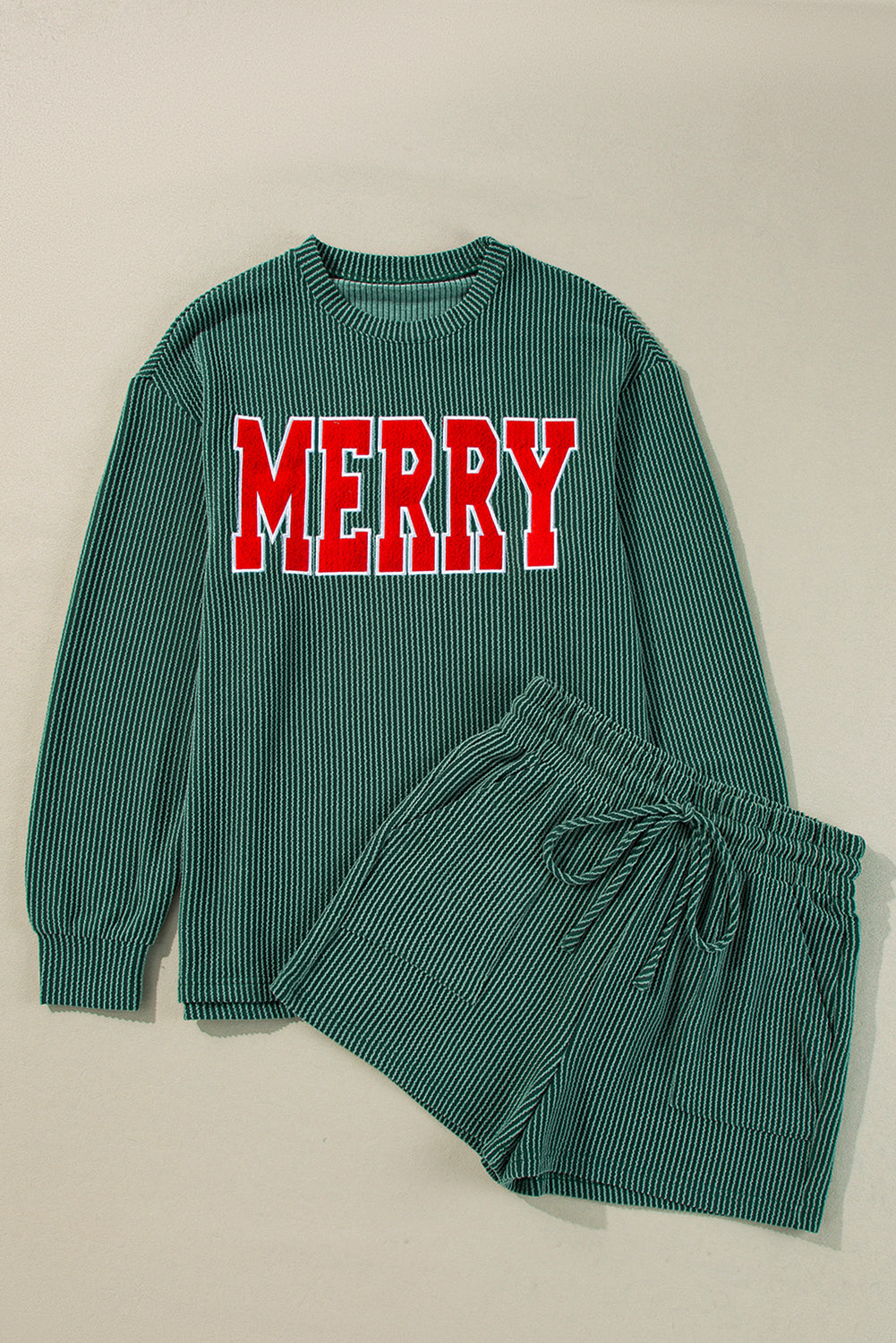 Ensemble loungewear imprimé MERRY pour femmes
