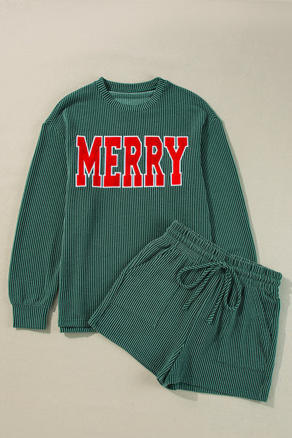 Ensemble loungewear imprimé MERRY pour femmes