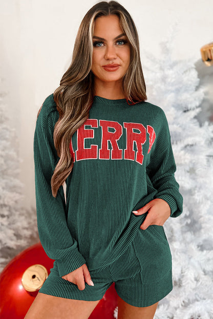 Ensemble loungewear imprimé MERRY pour femmes