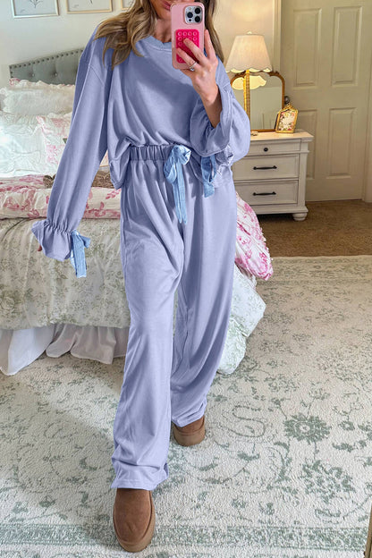 Ensemble top et pantalon pour femmes