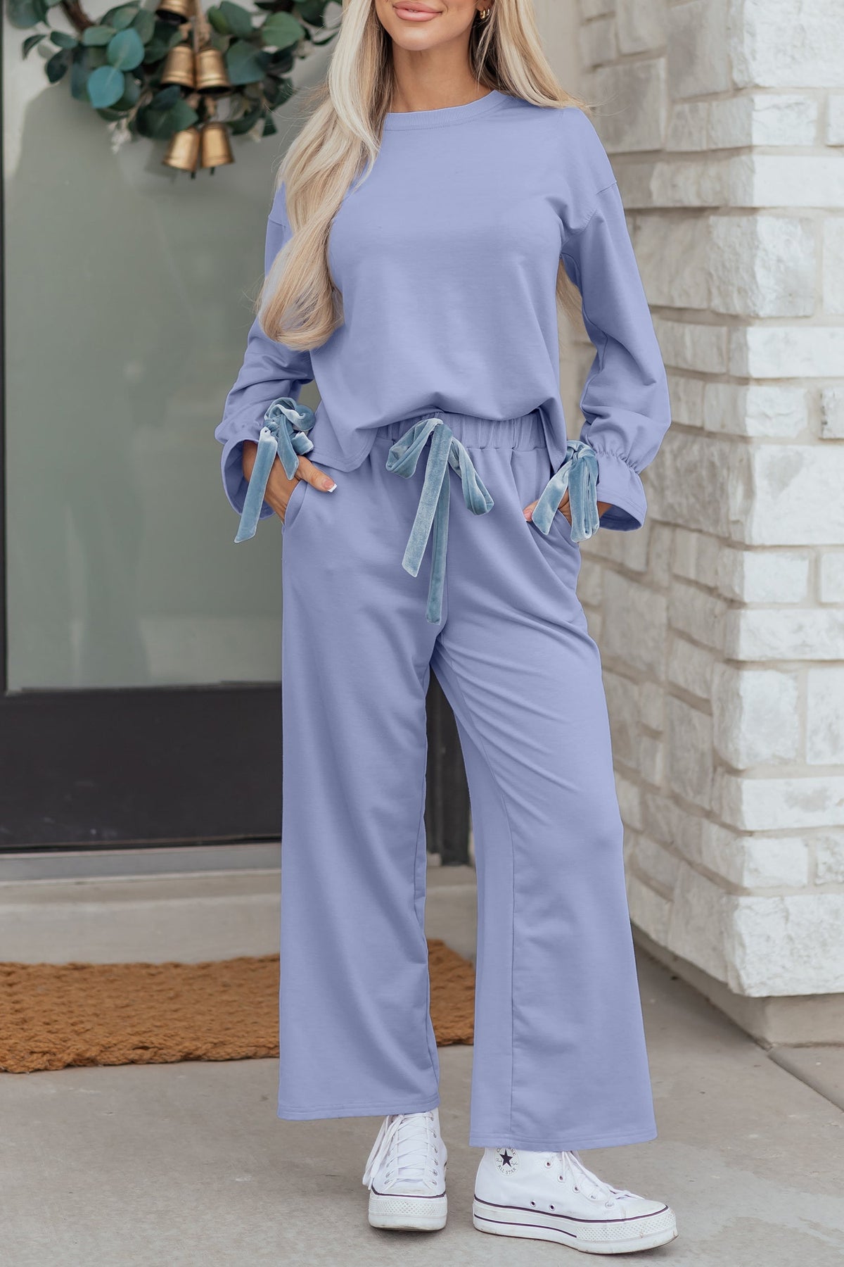 Ensemble top et pantalon pour femmes