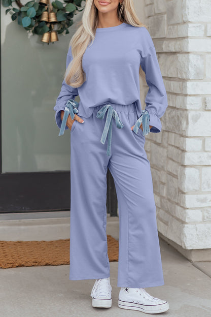 Ensemble top et pantalon pour femmes