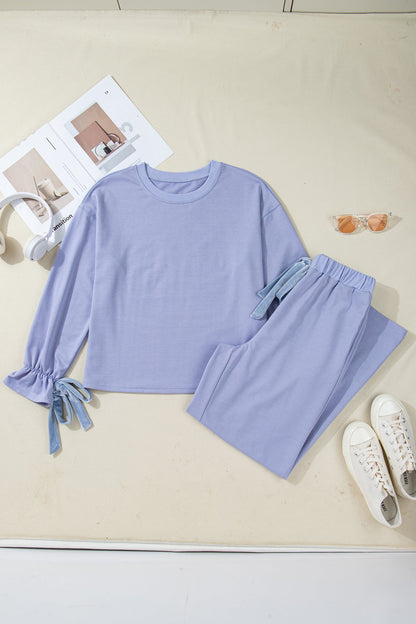 Ensemble top et pantalon pour femmes
