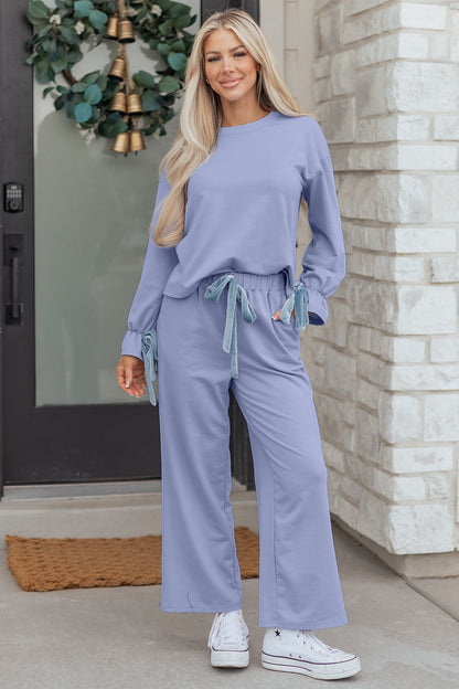 Ensemble top et pantalon pour femmes