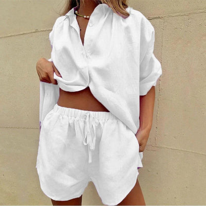 Ensemble Décontracté avec Blouse Ample et Pantalon pour Femme | Idéal pour l’Été et les Sorties Quotidiennes