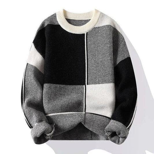Pull Tricoté à Motif pour Homme | Idéal pour un Usage Quotidien