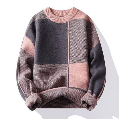 Pull Tricoté à Motif pour Homme | Idéal pour un Usage Quotidien