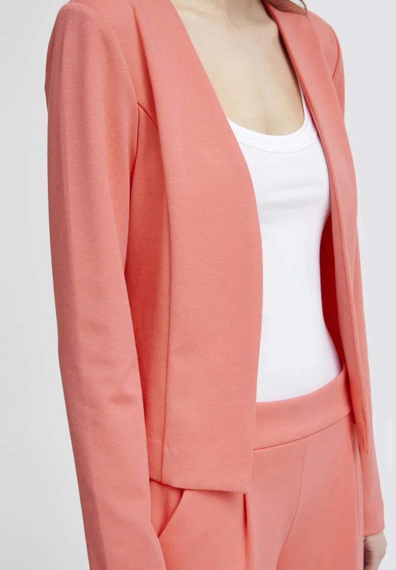 Veste-Cardigan Structuré à Manches Longues pour Femme | Idéale pour le Bureau ou les Occasions Quotidiennes