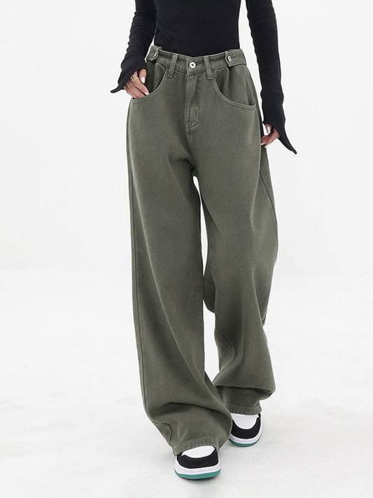 Pantalon Large Oversize Avec Taille Haute Pour Femme | Idéal Pour Tenues Quotidiennes