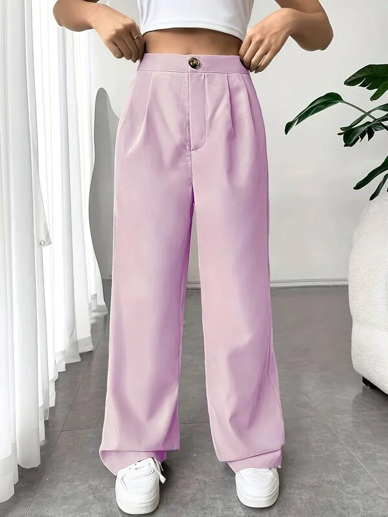 Pantalon Large à Jambe Large pour Femme | Idéal pour le Quotidien et le Travail
