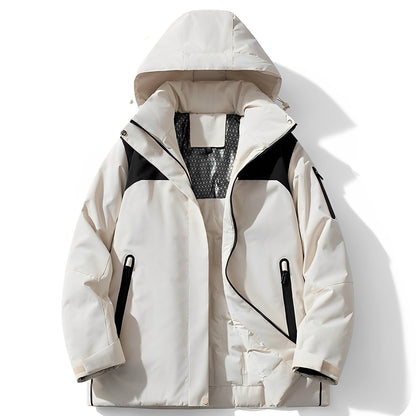 Manteau D’Hiver avec Capuche Et Doublure Polaire pour Homme | Idéal pour Les Journées Froides
